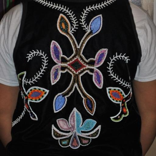 MESKWAKI WOMEN’S BEADED VEST